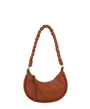 Braided Handle Shoulder Bag