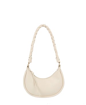Braided Handle Shoulder Bag