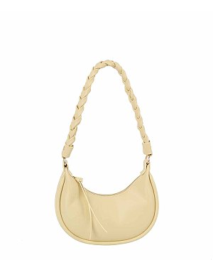 Braided Handle Shoulder Bag