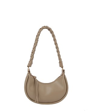 Braided Handle Shoulder Bag