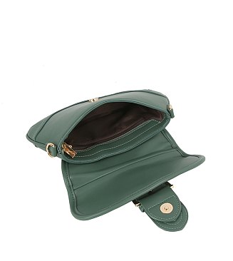 Fashion Buckle Flap Shoulder Bag