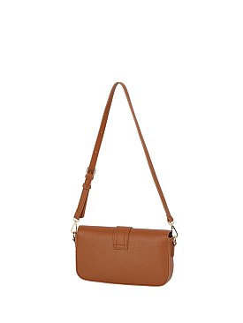 Buckle Flap Shoulder Bag