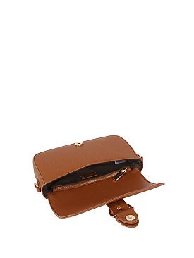 Buckle Flap Shoulder Bag