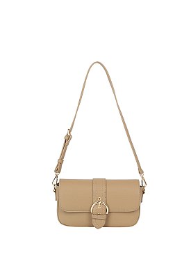 Buckle Flap Shoulder Bag
