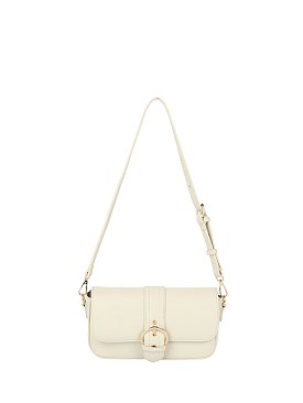 Buckle Flap Shoulder Bag