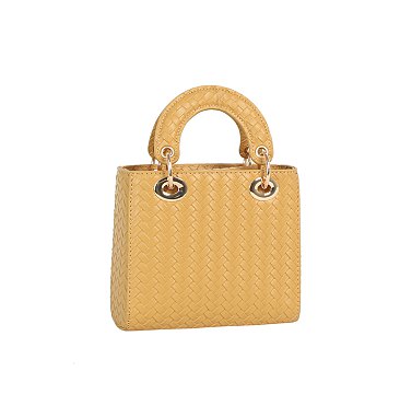 Woven Top Handle Satchel