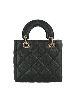 Quilted Top Handle Satchel