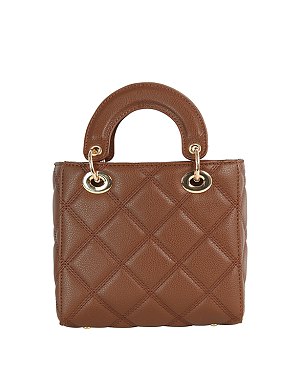 Quilted Top Handle Satchel