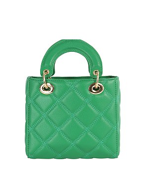 Quilted Top Handle Satchel