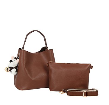 Bag Charm Guitar Strap 2-in-1 Shoulder Bag Hobo