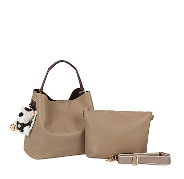 Bag Charm Guitar Strap 2-in-1 Shoulder Bag Hobo