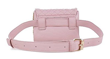 TRENDY FASHION STITCHED DESIGN CROSSBODY BAG