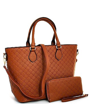 2 IN 1 SHOPPER WITH MATCHING WALLET
