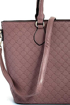 2 IN 1 SHOPPER WITH MATCHING WALLET