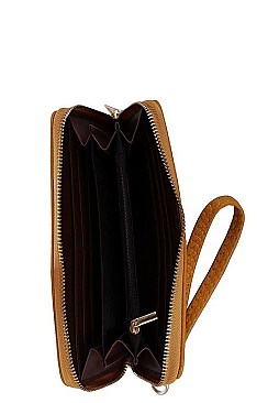 2 in 1 Two Tone Satchel with Wallet