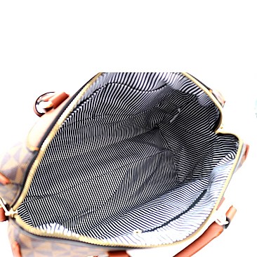 2-Way Monogram Boston Satchel Wallet SET
