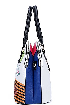 TAKE ME OUT PRINT DOMED SATCHEL Nikky by Nicole Lee