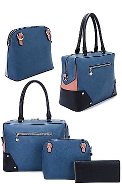 Nikky DOUBLE THE FUN SATCHEL CROSSBODY AND WALLET BY NICOLE LEE