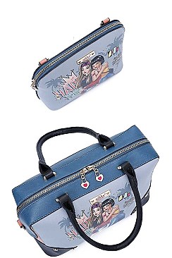 Nikky DOUBLE THE FUN SATCHEL CROSSBODY AND WALLET BY NICOLE LEE