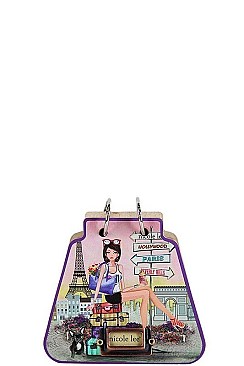 NICOLE LEE MINI NINA PRINT NOTEPAD