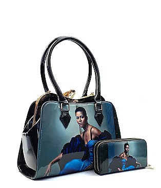MICHELLE OBAMA DESIGNER SATCHEL & WALLET