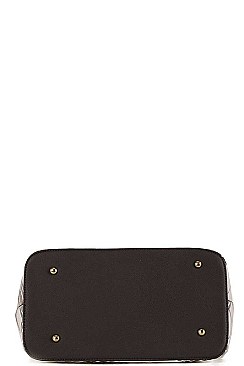 PLAID CHECK SHOPPER AND CROSS BODY 3 IN 1 SET