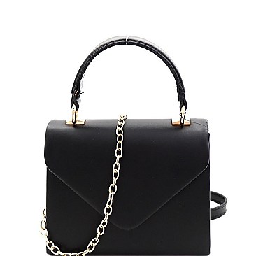 2Way Mini Retro Box Flap Cross Body Bag