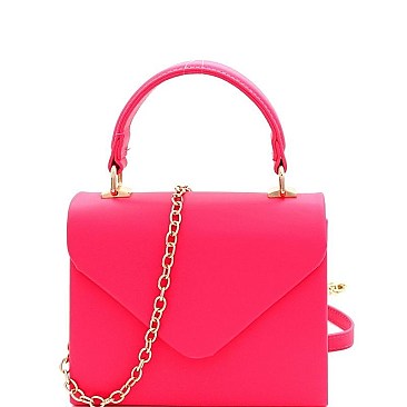 2Way Mini Retro Box Flap Cross Body Bag