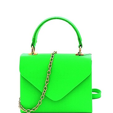 2Way Mini Retro Box Flap Cross Body Bag