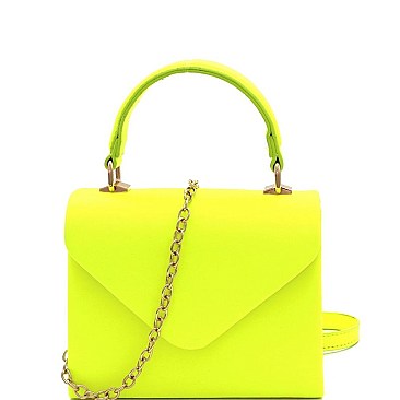 2Way Mini Retro Box Flap Cross Body Bag