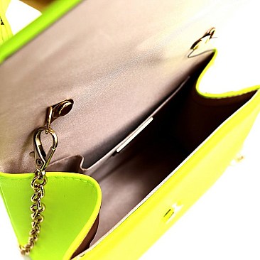 2Way Mini Retro Box Flap Cross Body Bag
