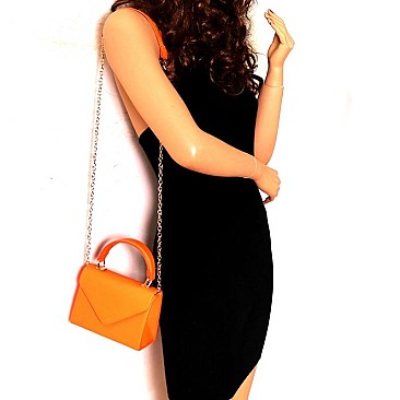 2Way Mini Retro Box Flap Cross Body Bag