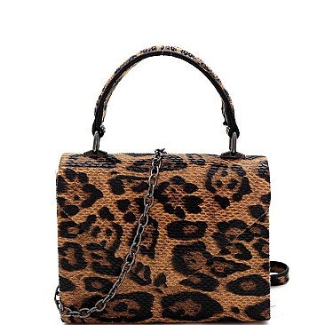 Mini Retro Box Flap Satchel Cross Body