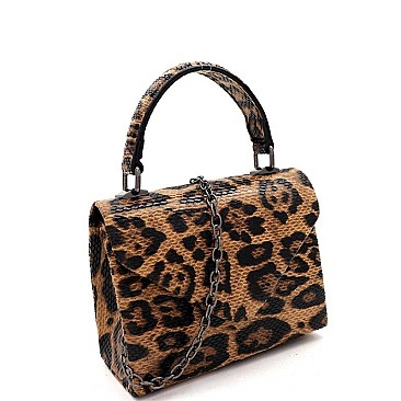 Mini Retro Box Flap Satchel Cross Body