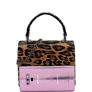 Mini Retro Box Flap Satchel Cross Body