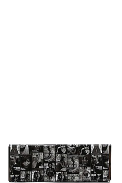 FAMOUS PEOPLE MAGAZINE OBAMA LONG CLUTCH WITH CHAIN