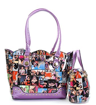 Michelle Obama Magazine Tote 2 in 1 SET