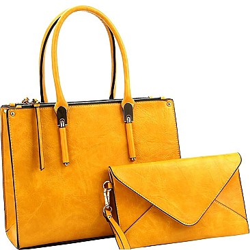 Multi Compartment Classy 2 in 1 SET with Clutch MH-QF0003