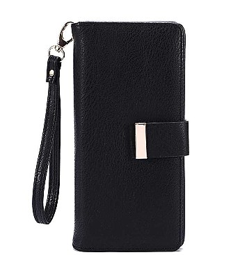 FASHION PLAIN LEATHER STYLE WALLET
