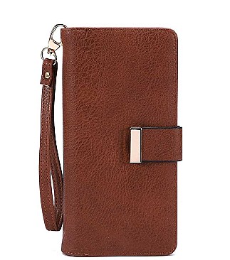 FASHION PLAIN LEATHER STYLE WALLET