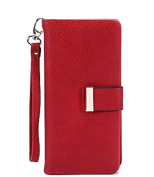 FASHION PLAIN LEATHER STYLE WALLET