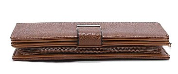 FASHION PLAIN LEATHER STYLE WALLET