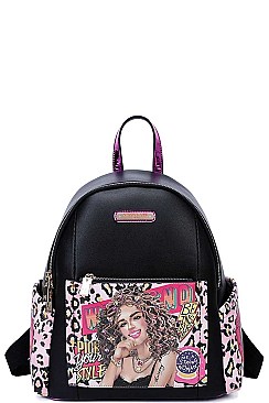 READY FOR TONIGHT PRINT BACKPACK BY Nicole Lee