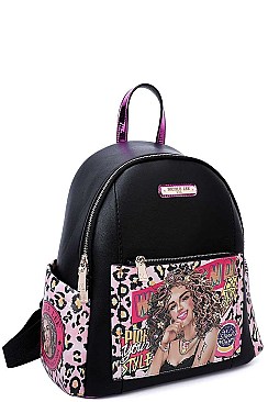 READY FOR TONIGHT PRINT BACKPACK BY Nicole Lee