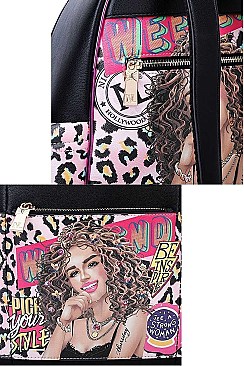 READY FOR TONIGHT PRINT BACKPACK BY Nicole Lee