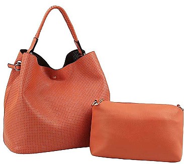 2 IN 1 DESIGNER FASHION SATCHEL WITH LONG STRAP
