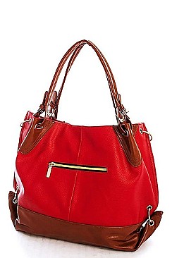 NICOLE LEE LONG STRAP MULTI RHINESTONE SATCHEL