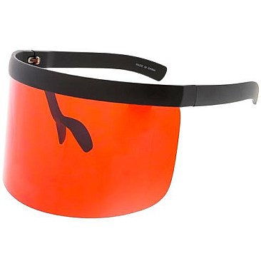 Pack of 12 Iconic Protective Goggle Style Face Glasses