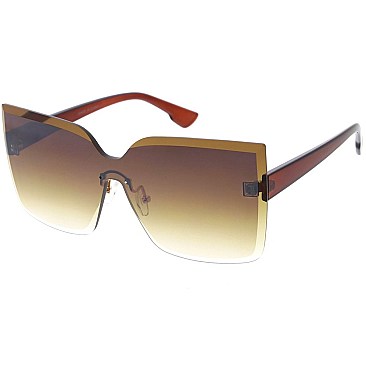 Pack of 12 Summer Colors Cat eye Shield Sunglasses