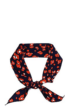 LEOPARD PRINT SCARF BANDANA
